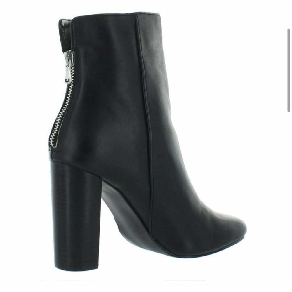 Aqua Soren Boot with 4 inch heel in Black